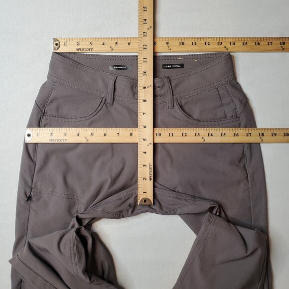 Prana Women's Size 0R Halle Straight Pant II Convertible Hiking Gray 1971031 - Picture 2 of 9